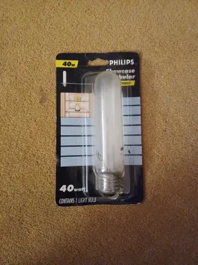 40T10-IF PHILIPS Showcase Tubular Liggt Bulb Frosted