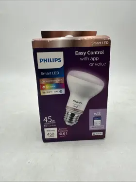 Philips 445041090062 45-watt Equivalent R20 Smart Wi-fi Led Color Changing Light Bulb Powered By Wiz
