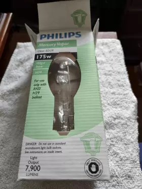 460816 PHILIPS Mogul Base Mercury Vapor Light Bulb