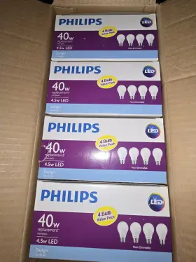 469809 PHILIPS Pack Led Light Bulb Base