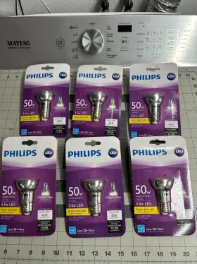 47004 PHILIPS Classic Glass Bright Led Flood Light Bulb