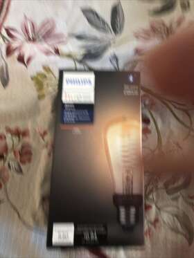 551788 PHILIPS Hue Filament Bluetooth Smart Led Bulb Amber