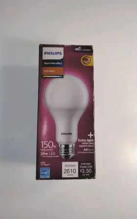 558221 PHILIPS Glow Effect Light Bulb