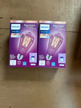 567172 PHILIPS Pack Smart Led Wifi Deco Light Bulbs Tunable