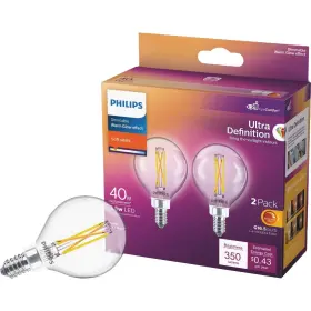 Philips 573303 2pk 40w G16.5wg Led Bulb 046677573300