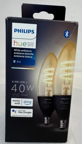 577080 PHILIPS Hue Ambiance Filament Led Smart Candle Bulb #3