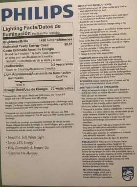 72A19 PHILIPS Bulbs Dimmable Ecovantage #2