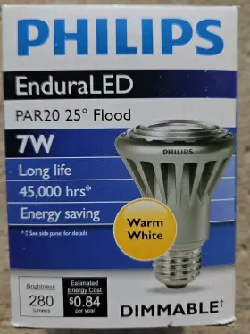 7E26PAR20E PHILIPS Dimmable Led Flood Lamp