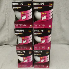 814097 PHILIPS Duramax Base Vanity Light Bulbs