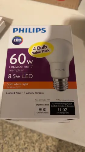 9290011350A PHILIPS Led Pack Light Bulbs Dimmable