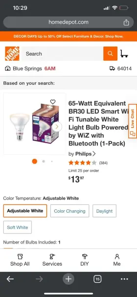 9290022653 PHILIPS Smart Wi Fi Led Flood Light Dimmable #3
