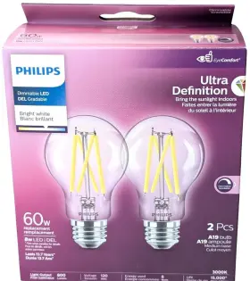 9290030905A PHILIPS Ultra Definition Dimmable Led Light Bulb
