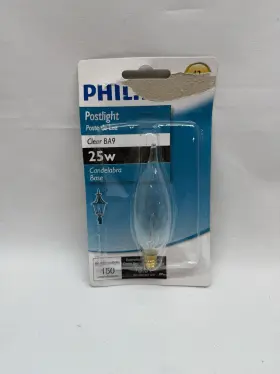 BC25BA9C-CL12V PHILIPS Postlight Candelabra Base Light Bulb