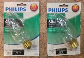 BC43F15-EV-CL PHILIPS Postlight Base Bulbs