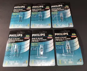 BC50W-T4-12V PHILIPS Desk Accent Light Bulbs Bc