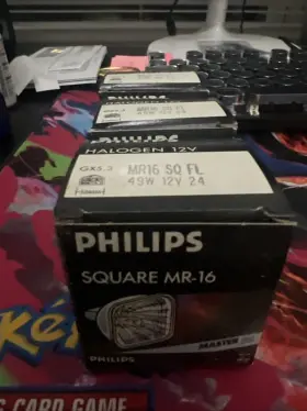 Philips Fc-amr16sq-pp Lot Of 3 Square Mr16 Masterline
