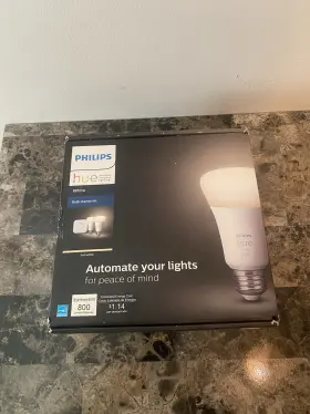 Q476929 PHILIPS HUE Smart Bulb Starter Led Alexa Nest Kit