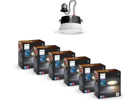 R578526-6 PHILIPS Pack Hue Smart Led Downlights