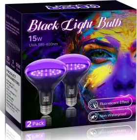 761325378464 PIZHLO Pack Led Light Blacklight Bulb