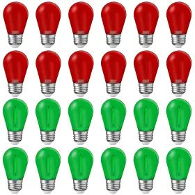 PJP0016-24PCS-RED PJPSAA Christmas Led Light Bulbs Waterproof