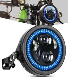 PKD05504BB PKEDUO Headlight Housing Halo Drl Comp