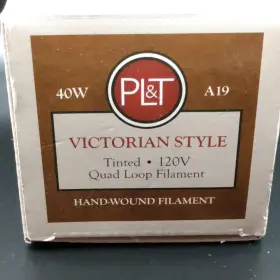 40029 PL T Victorian Wound Tinted Light Bulb #3