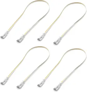 4PCS PROBELIE Tube Light Fixture Led Linkable Cords Double