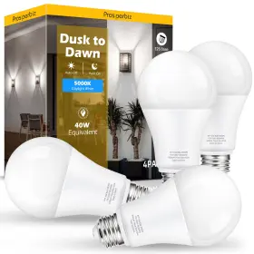 120190366 PROSPERBIZ Dusk Dawn Led Light Bulbs Automatic Sen