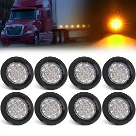 A9602A8 PVERANDIO Round Amber Led Marker Lights