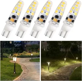 T10-2W-3000K PYJR Wedge Base Led Bulbs Voltage Landscape Ac