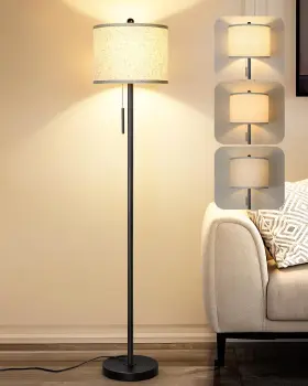 B0FC2M79DW QINGMIAO Dimmable Floor Lamp Living Bedroom Office