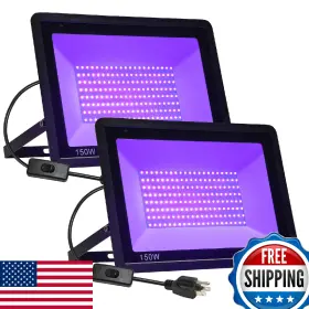 B0DGPNYL2C QIYEKA Pack Led Lights Flood Blacklight Plug