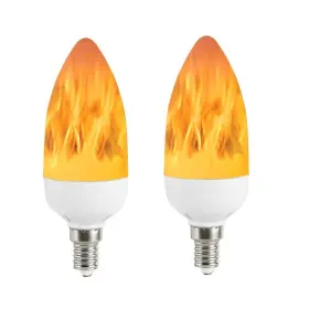 644925375982 QLEE Led Flame Bulb Candelabra Base Chandelier