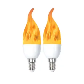 644925376286 QLEE Led Flame Bulb Candelabra Chandelier