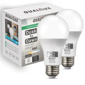 059648011317 QUALILUX Dusk Dawn Light Bulbs Led