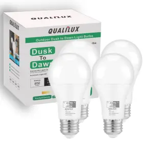 059648011331 QUALILUX Dusk Dawn Light Bulbs Deluxe