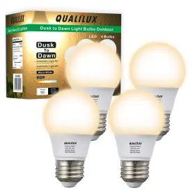 059648011546 QUALILUX Dusk Dawn Light Bulbs Auto