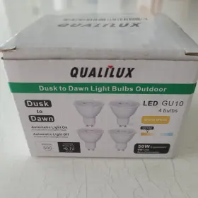 D2D-GU10-6-30 QUALILUX Dusk Dawn Light Bulbs