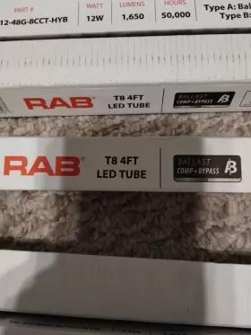 019813834221 RAB Led Tube Hybrid #2
