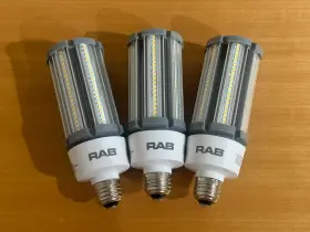 HID-27-E26-840-BYP-PT RAB Set Pro Satco Corncob Led