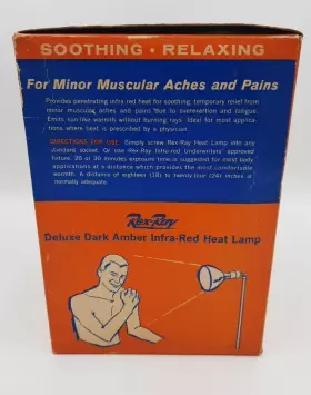 X180 REX-RAY Infra Deluxe Amber Heat Lamp Bulb Box #3