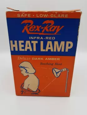X180 REX-RAY Infra Deluxe Amber Heat Lamp Bulb Box