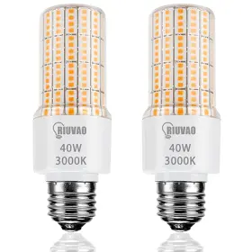 GCL40-3000K RIUVAO Led Corn Light Bulbs Bright