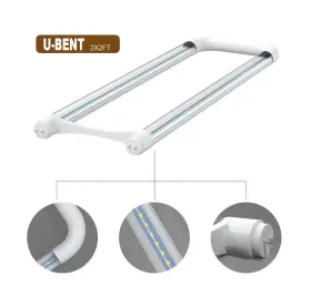 RM-T82FT-UBENT-18CW-TC-10P ROMWISH Led Tube Lights Equiv