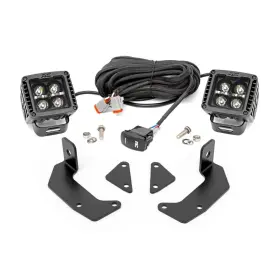 96105 ROUGH COUNTRY Led Cube Cfmoto Uforce Amber Drl Kit