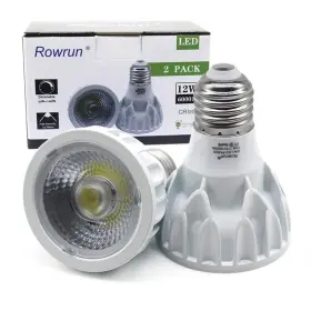 HS110-E26-12W-CW ROWRUN Led Bulb Dimmable Cob Spotlight Beam