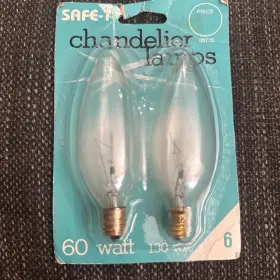 00715 SAFE-T Chandelier Bulbs Nos