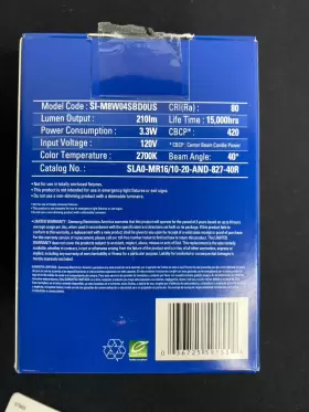 SI-M8V085AB0US SAMSUNG Light Bulb Led Reflector #3