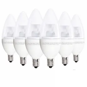 E12-WW-6-D SANSHEN Led Candelabra Light Bulb Dimmable Candle