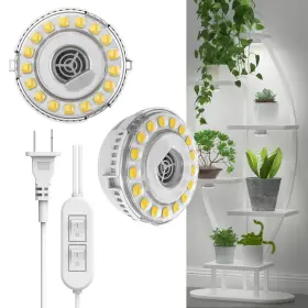 Sansi 01-03us-001-061020fba001m 10w Full Spectrum Led Grow Light 2-head Hanging Lamp For Hydroponics